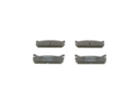 Kit de plaquettes de frein, frein à disque BP595 Bosch