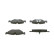 Kit de plaquettes de frein, frein à disque BP614 Bosch, Vignette 4