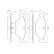 Kit de plaquettes de frein, frein à disque BP614 Bosch, Vignette 6
