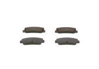 Kit de plaquettes de frein, frein à disque BP618 Bosch