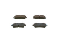 Kit de plaquettes de frein, frein à disque BP638 Bosch