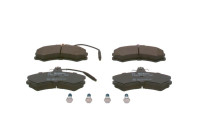 Kit de plaquettes de frein, frein à disque BP708 Bosch