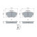 Kit de plaquettes de frein, frein à disque BP720 Bosch, Vignette 7
