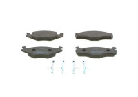 Kit de plaquettes de frein, frein à disque BP736 Bosch