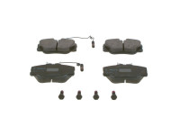 Kit de plaquettes de frein, frein à disque BP748 Bosch