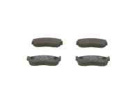 Kit de plaquettes de frein, frein à disque BP753 Bosch