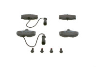 Kit de plaquettes de frein, frein à disque BP757 Bosch