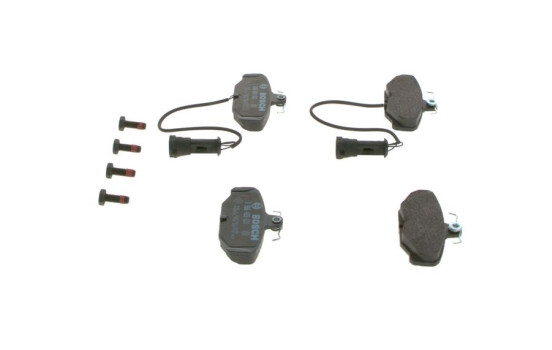 Kit de plaquettes de frein, frein à disque BP757 Bosch, Image 2