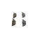Kit de plaquettes de frein, frein à disque BP760 Bosch, Vignette 7