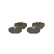 Kit de plaquettes de frein, frein à disque BP786 Bosch