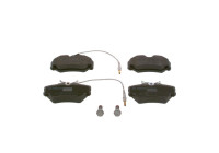 Kit de plaquettes de frein, frein à disque BP790 Bosch