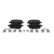 Kit de plaquettes de frein, frein à disque BP933 Bosch