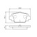 Kit de plaquettes de frein, frein à disque BP941 Bosch, Vignette 5