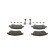 Kit de plaquettes de frein, frein à disque BP942 Bosch, Vignette 3