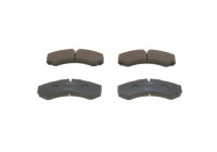 Kit de plaquettes de frein, frein à disque BP972 Bosch