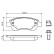 Kit de plaquettes de frein, frein à disque BP975 Bosch, Vignette 7