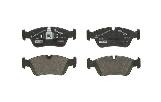 Kit de plaquettes de frein, frein à disque BREMBO XTRA LINE P 06 035X