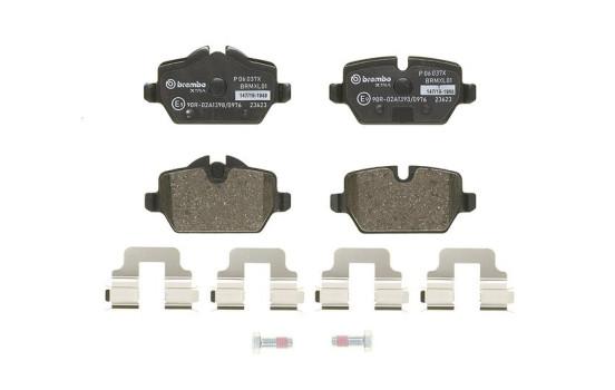 Kit de plaquettes de frein, frein à disque BREMBO XTRA LINE P 06 037X