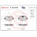 Kit de plaquettes de frein, frein à disque BREMBO XTRA LINE P 06 037X, Vignette 4