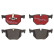 Kit de plaquettes de frein, frein à disque BREMBO XTRA LINE P 06 039X, Vignette 4