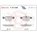 Kit de plaquettes de frein, frein à disque BREMBO XTRA LINE P 06 040X