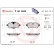 Kit de plaquettes de frein, frein à disque BREMBO XTRA LINE P 06 052X