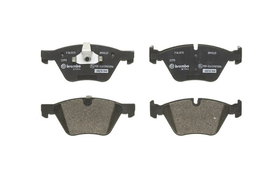 Kit de plaquettes de frein, frein à disque BREMBO XTRA LINE P 06 057X