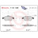 Kit de plaquettes de frein, frein à disque BREMBO XTRA LINE P 23 148X, Vignette 4