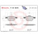 Kit de plaquettes de frein, frein à disque BREMBO XTRA LINE P 24 061X