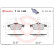 Kit de plaquettes de frein, frein à disque BREMBO XTRA LINE P 24 148X
