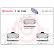 Kit de plaquettes de frein, frein à disque BREMBO XTRA LINE P 30 018X, Vignette 2