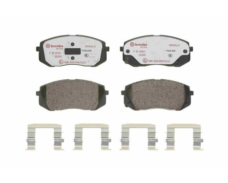 Kit de plaquettes de frein, frein à disque BREMBO XTRA LINE P 30 056X