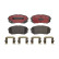 Kit de plaquettes de frein, frein à disque BREMBO XTRA LINE P 30 056X, Vignette 3