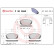 Kit de plaquettes de frein, frein à disque BREMBO XTRA LINE P 30 056X, Vignette 4