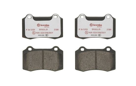 Kit de plaquettes de frein, frein à disque BREMBO XTRA LINE P 36 020X, Image 4