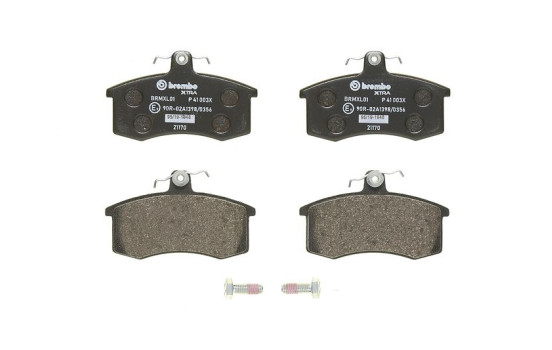 Kit de plaquettes de frein, frein à disque BREMBO XTRA LINE P 41 003X