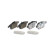 Kit de plaquettes de frein, frein à disque BREMBO XTRA LINE P 44 020X, Vignette 3