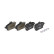 Kit de plaquettes de frein, frein à disque BREMBO XTRA LINE P 50 094X