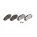 Kit de plaquettes de frein, frein à disque BREMBO XTRA LINE P 54 030X