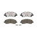 Kit de plaquettes de frein, frein à disque BREMBO XTRA LINE P 54 030X, Vignette 4