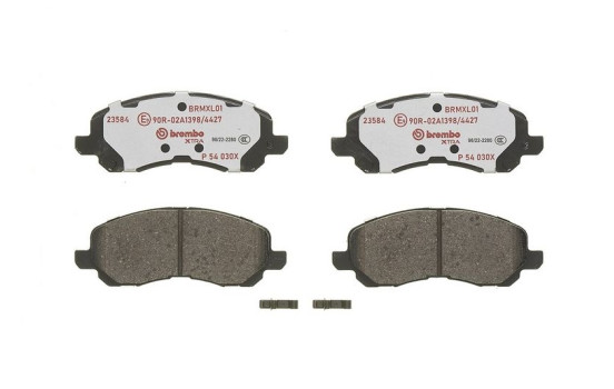 Kit de plaquettes de frein, frein à disque BREMBO XTRA LINE P 54 030X, Image 4