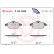 Kit de plaquettes de frein, frein à disque BREMBO XTRA LINE P 59 043X, Vignette 2