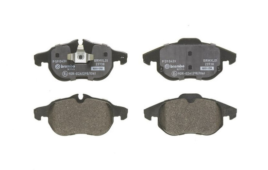 Kit de plaquettes de frein, frein à disque BREMBO XTRA LINE P 59 043X, Image 4