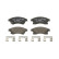 Kit de plaquettes de frein, frein à disque BREMBO XTRA LINE P 59 076X, Vignette 4
