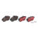 Kit de plaquettes de frein, frein à disque BREMBO XTRA LINE P 61 075X, Vignette 2