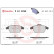 Kit de plaquettes de frein, frein à disque BREMBO XTRA LINE P 61 076X, Vignette 2