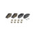 Kit de plaquettes de frein, frein à disque BREMBO XTRA LINE P 61 101X, Vignette 2