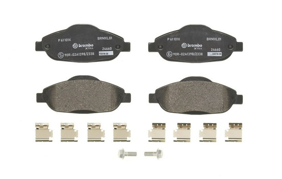 Kit de plaquettes de frein, frein à disque BREMBO XTRA LINE P 61 101X, Image 4