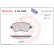 Kit de plaquettes de frein, frein à disque BREMBO XTRA LINE P 68 033X