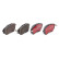 Kit de plaquettes de frein, frein à disque BREMBO XTRA LINE P 78 017X, Vignette 2